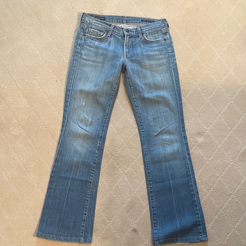 Citizens of Humanity Kelly #001 Low Waist Bootcut Stretch Women's Jeans Sz 28